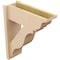 Ekena Millwork 7 1/2-in W x 20-in D x 24-in H Funston Trad Rough Cedar Woodgrain TimberThane Outlooker, Primed Tan OUTUR075X20X24FST04RCPR - alternate 5